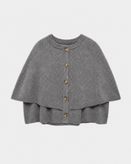 Women’s Cape Knit Cardigan with Button Front
