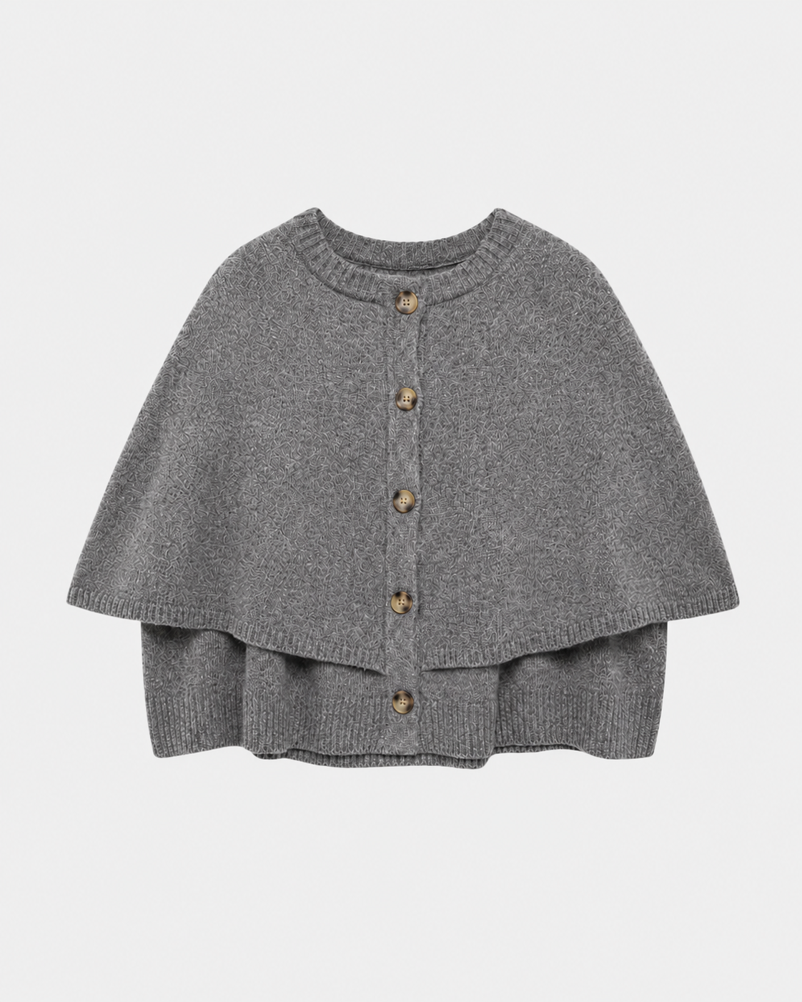 Women’s Cape Knit Cardigan with Button Front