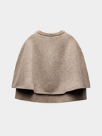 Women’s Cape Knit Cardigan with Button Front