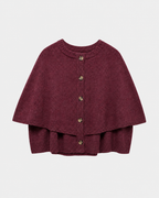 Women’s Cape Knit Cardigan with Button Front