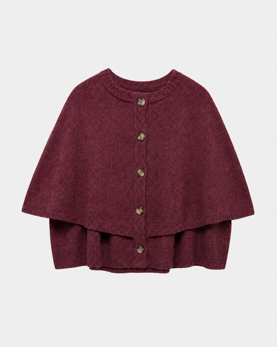 Women’s Cape Knit Cardigan with Button Front