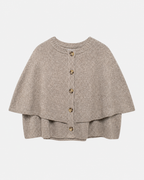 Women’s Cape Knit Cardigan with Button Front