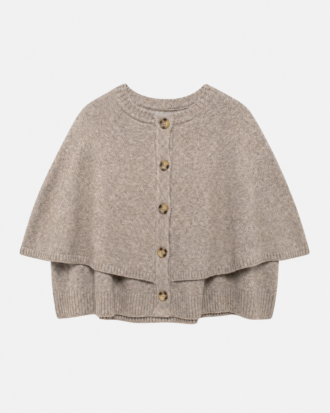 Women’s Cape Knit Cardigan with Button Front