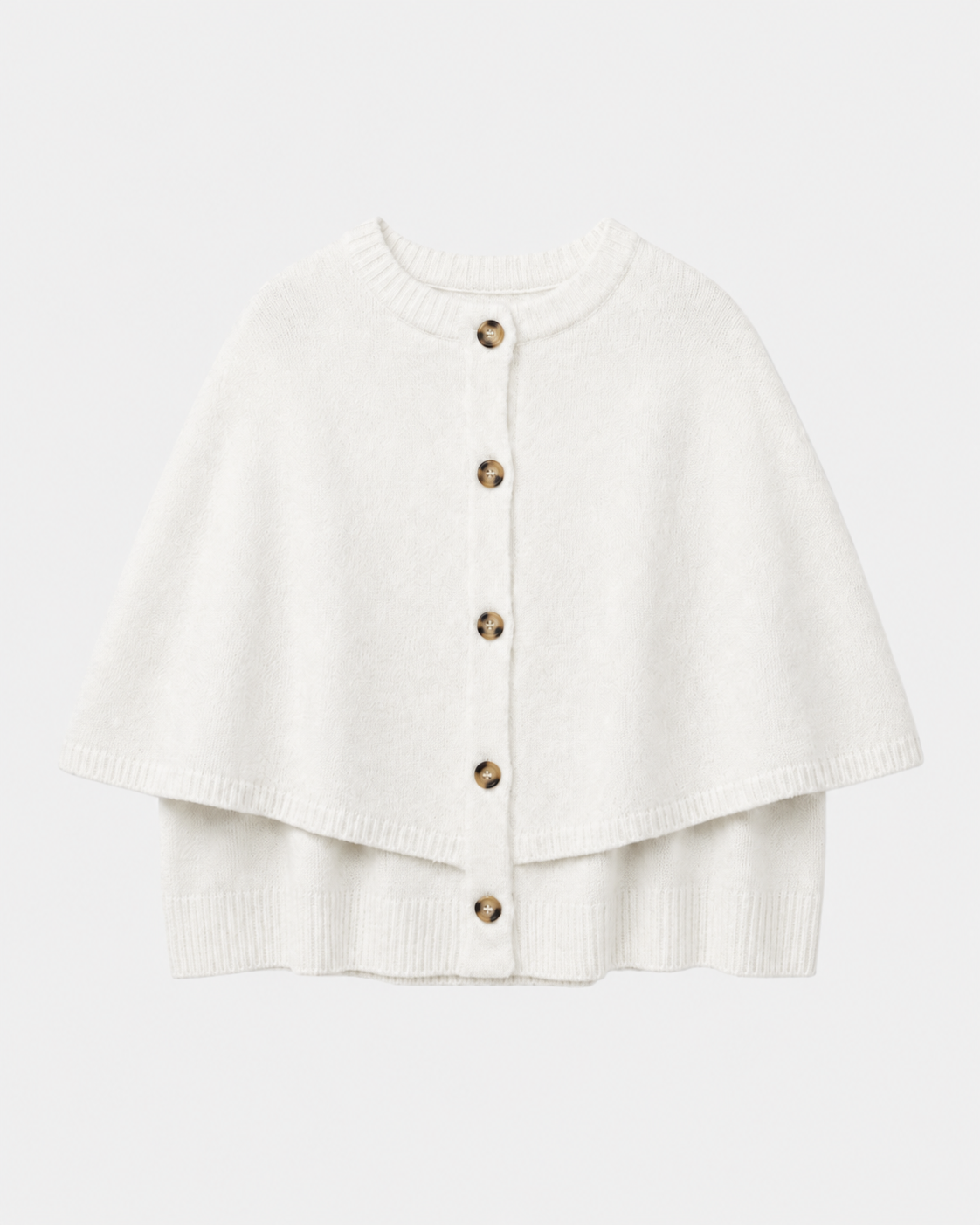 Women’s Cape Knit Cardigan with Button Front
