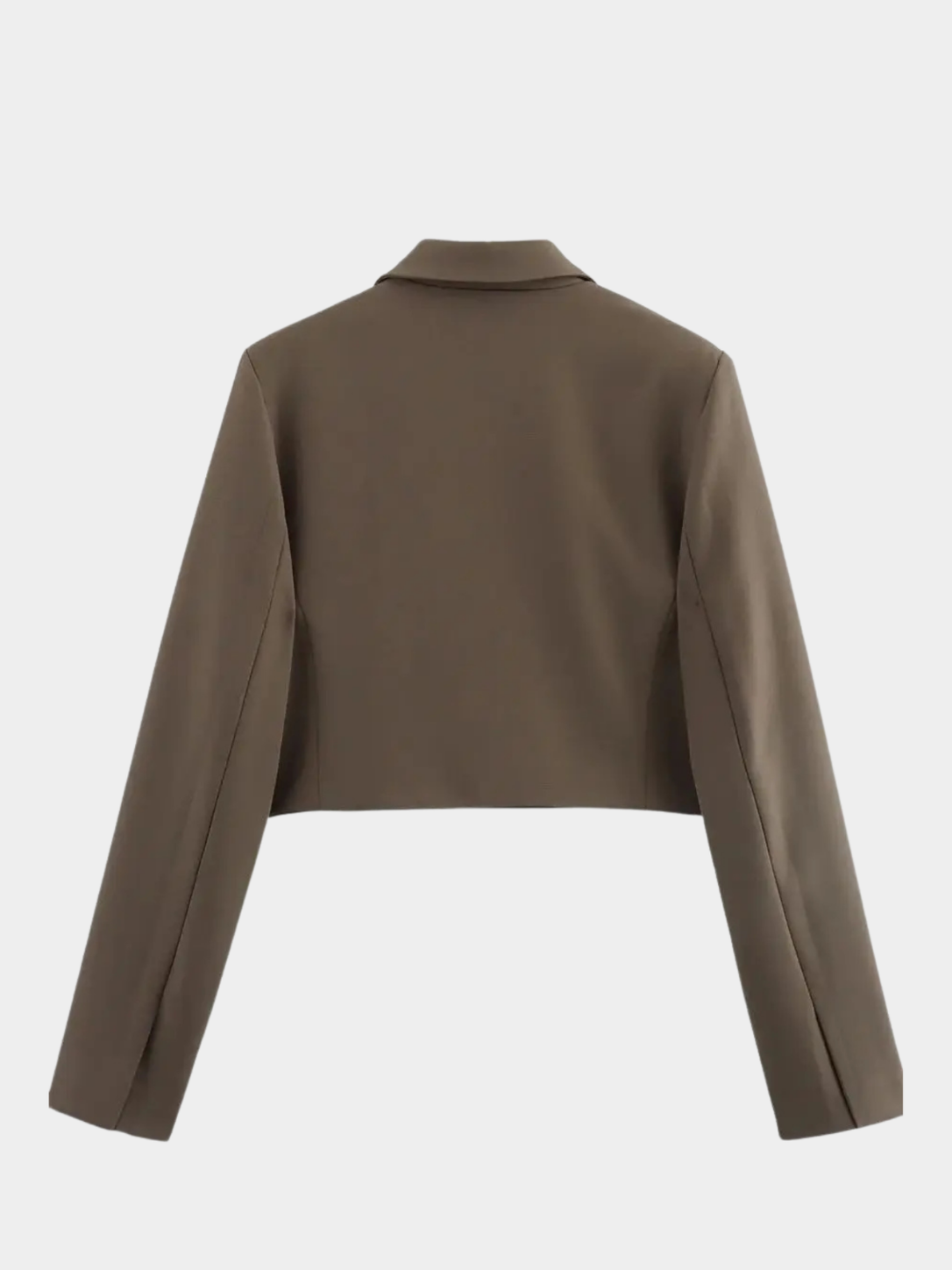 Women’s Cropped Blazer with Notched Lapel