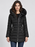 Women's Hooded Mid-Length Padded Jacket