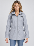 Women's Lightweight Hooded Waterproof Jacket