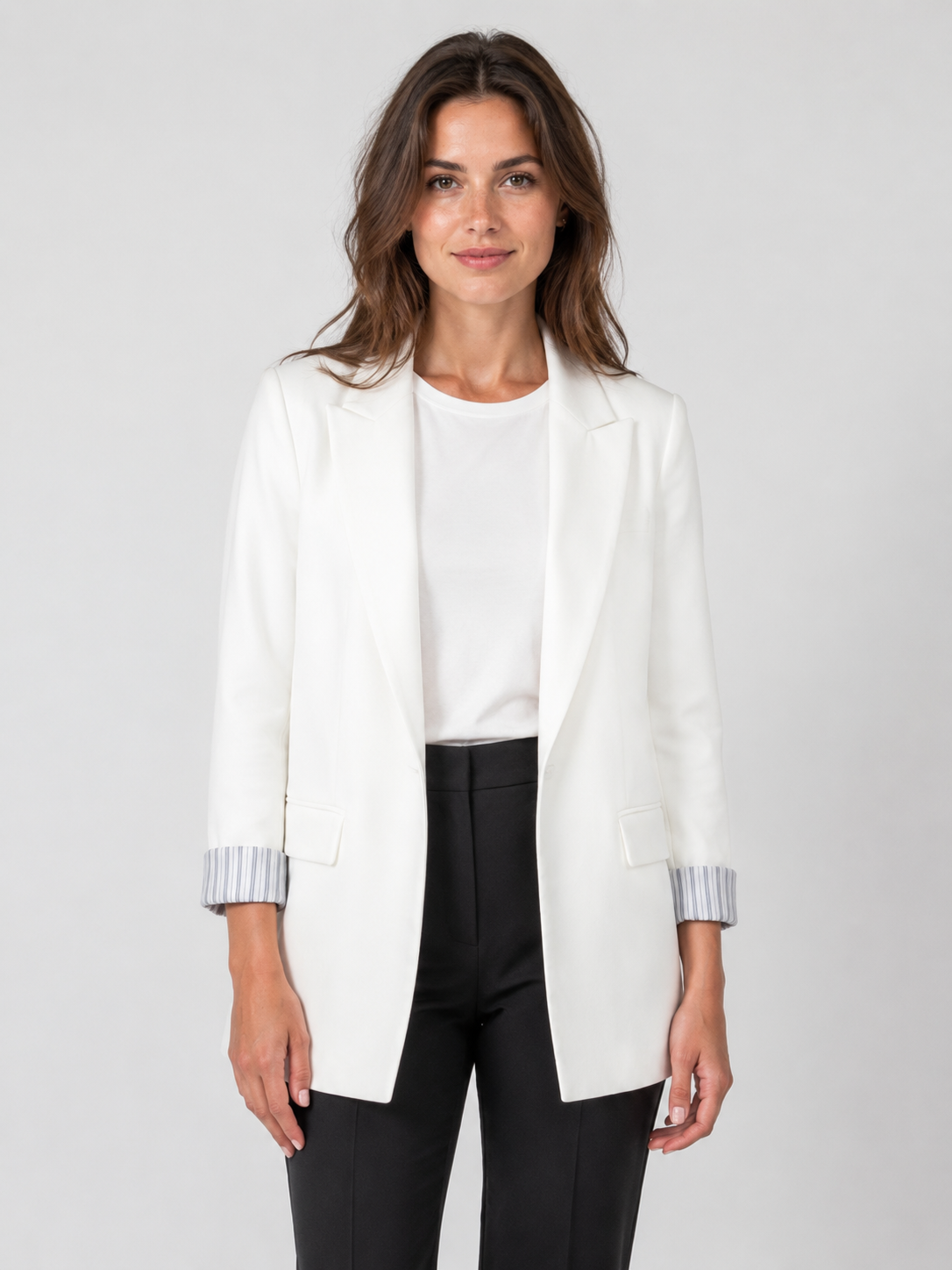 Women's Open Front Pocket Blazer