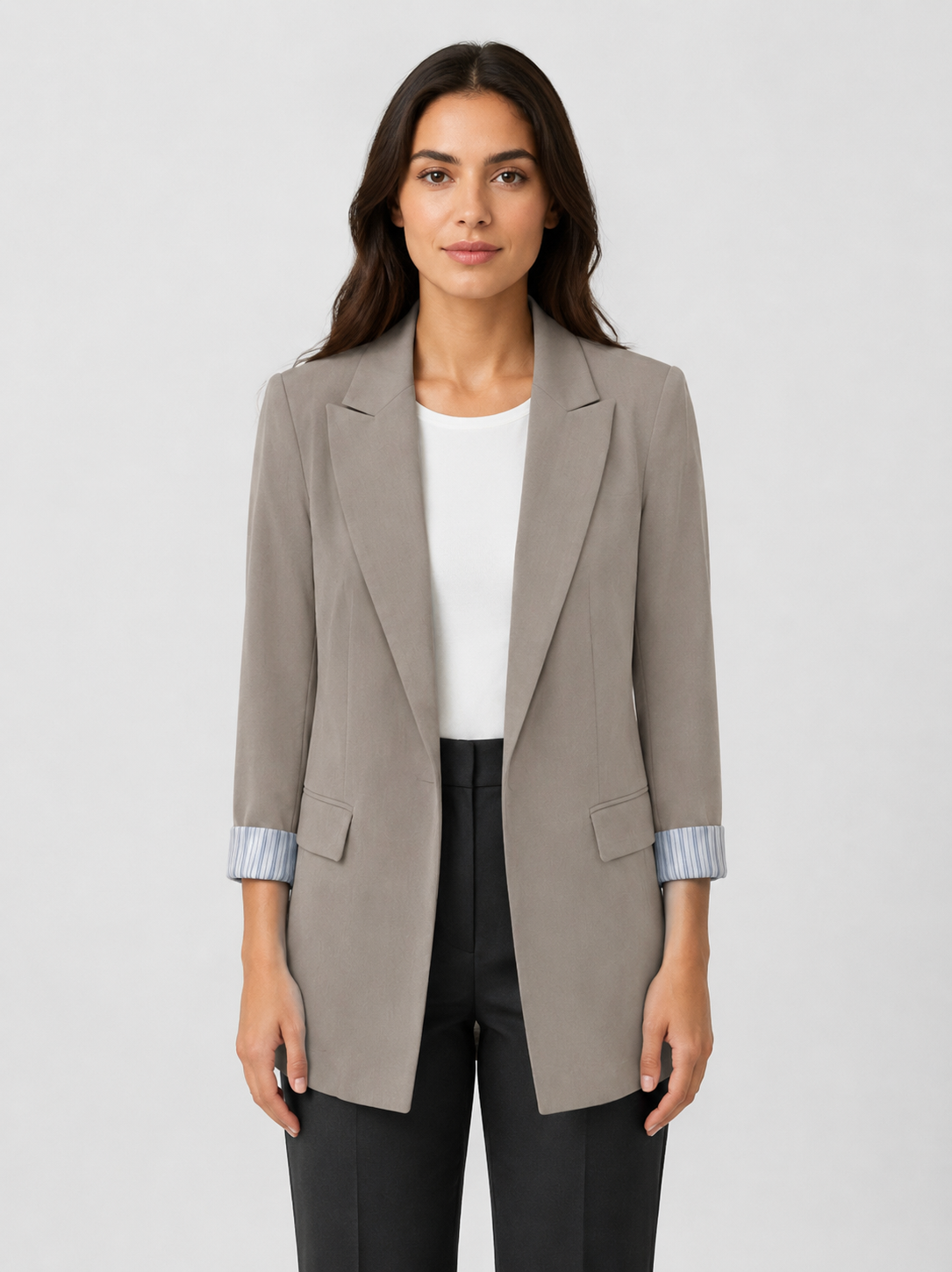 Women's Open Front Pocket Blazer
