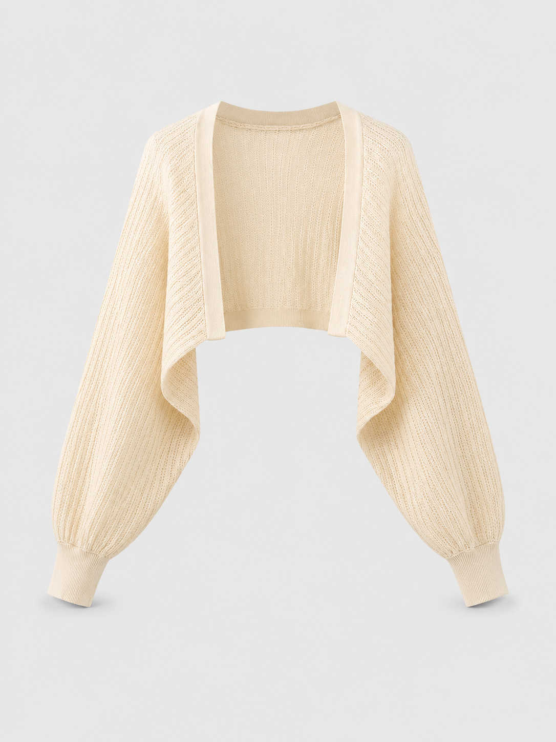 Women’s Open Knit Cropped Cardigan