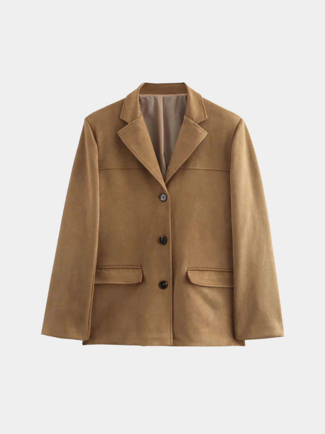 Women’s Oversized Blazer with Notched Lapel