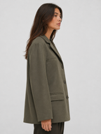 Women’s Oversized Blazer with Notched Lapel