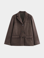 Women’s Oversized Blazer with Notched Lapel