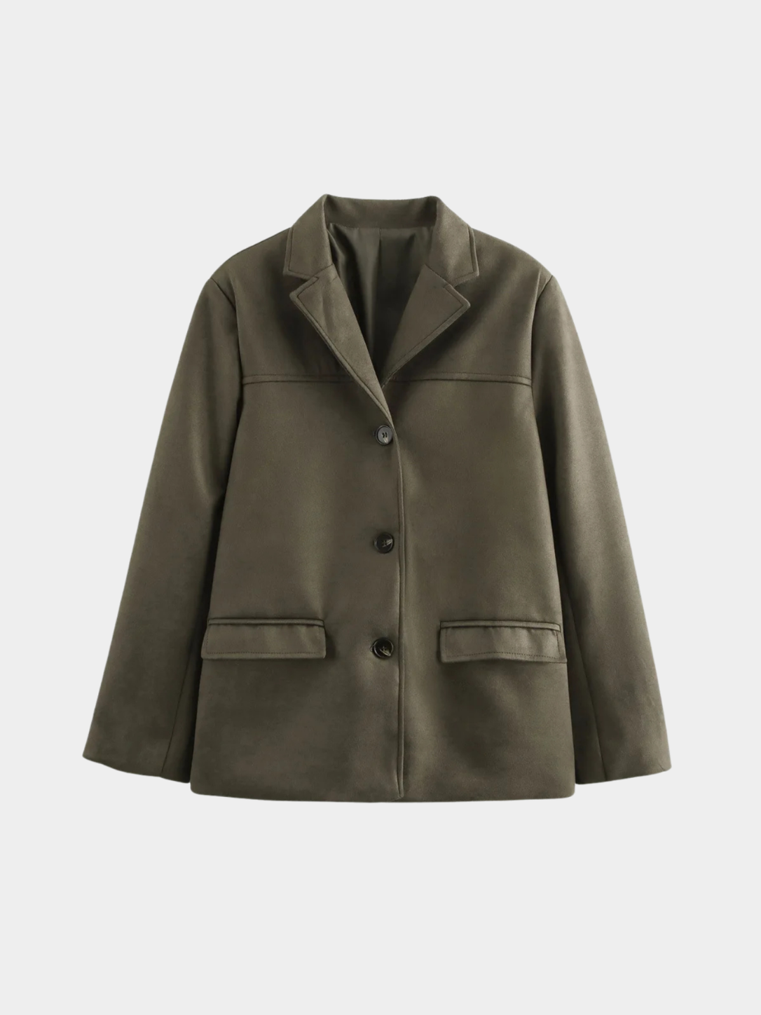 Women’s Oversized Blazer with Notched Lapel