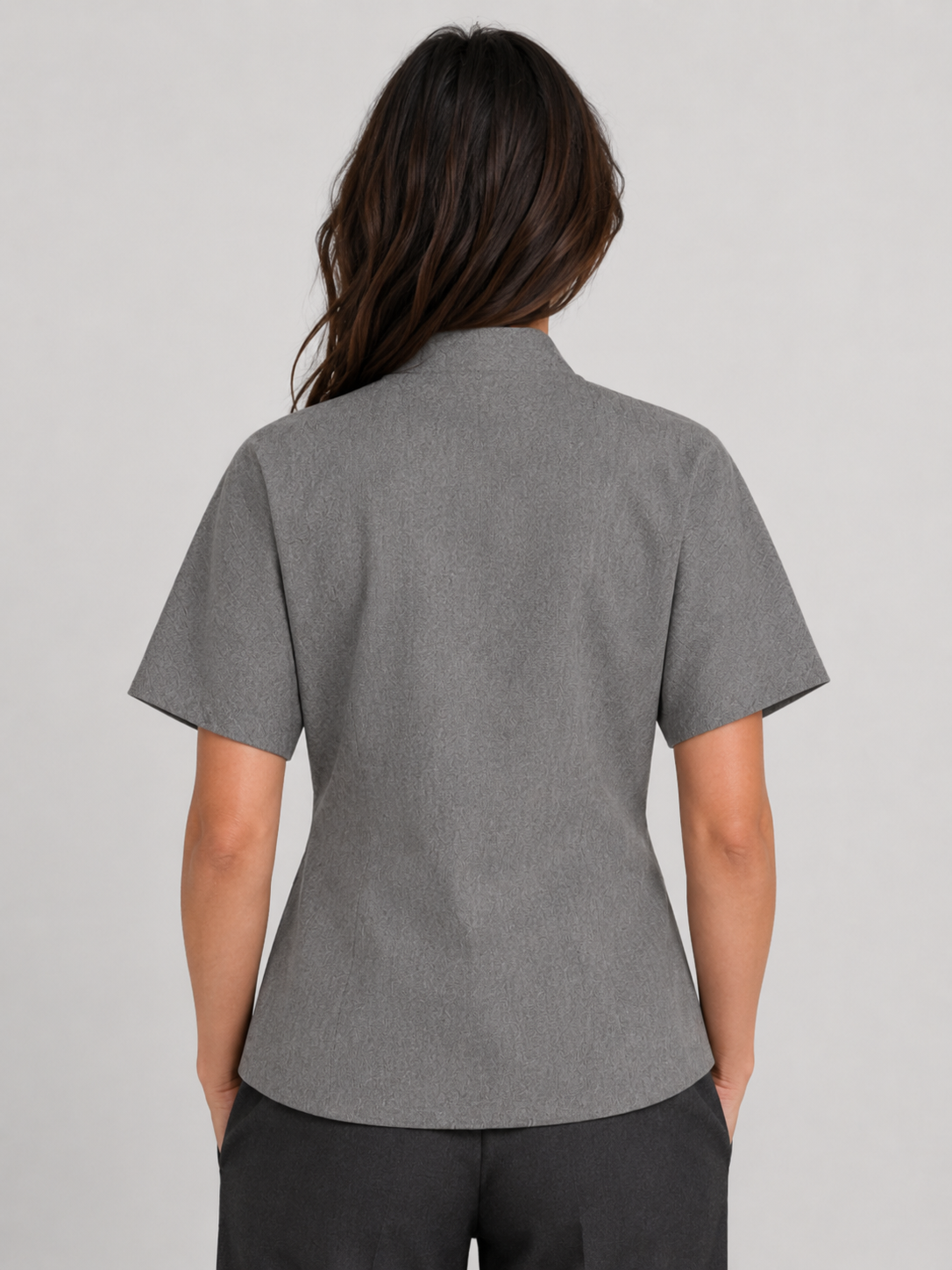 Women’s Short Sleeve Blazer with V-Neck