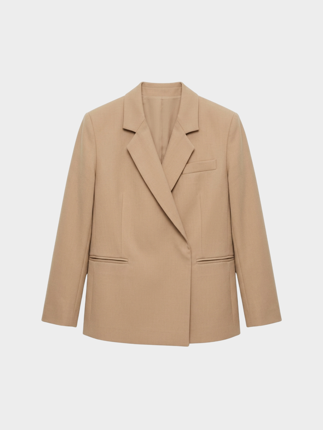 Women's Side Split Hidden Fastening Blazer