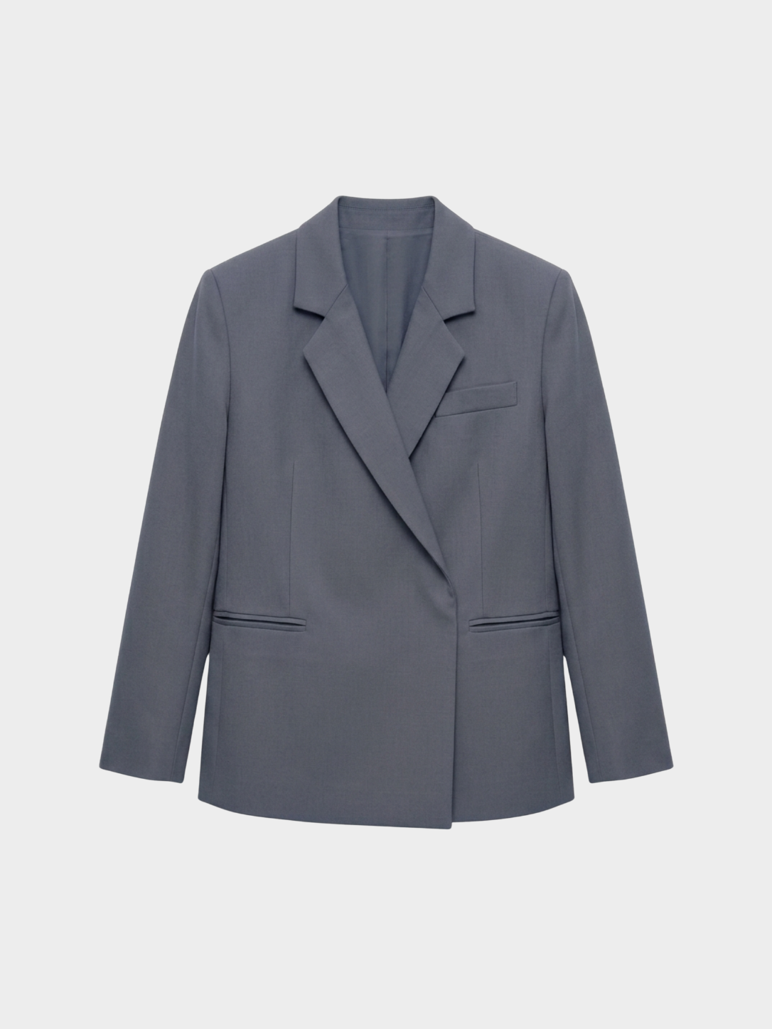 Women's Side Split Hidden Fastening Blazer