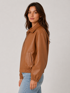 Women’s Zip-Front Jacket with Elasticated Cuffs