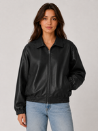 Women’s Zip-Front Jacket with Elasticated Cuffs